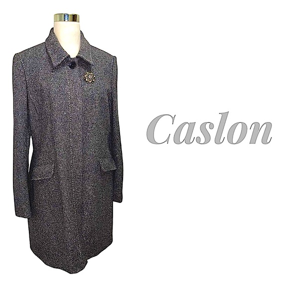 Nordstrom’s Caslon Grey Coat - Picture 1 of 10